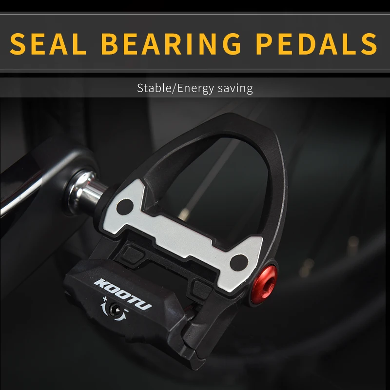 Clip-on Pedals Clipless Automatic Pedals For Shimano SPD-SL With Tension Adjustment Hex Pedals