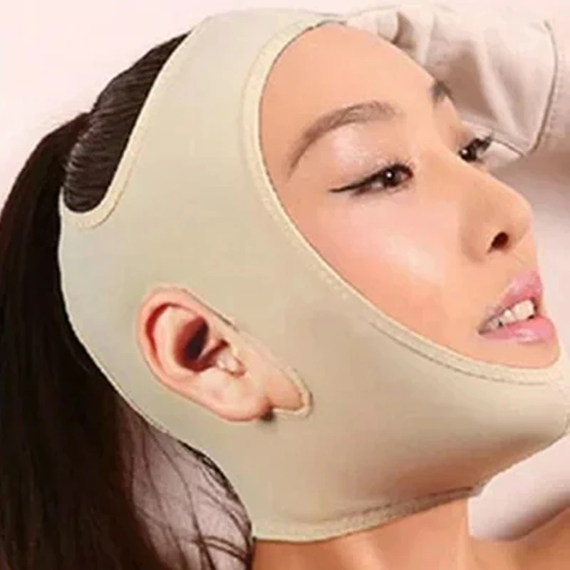 1pcs Facial Thin Face Mask Slimming Bandage Skin Care Belt Shape and Lift Reduce Double Chin Face Mask Face Thining Band