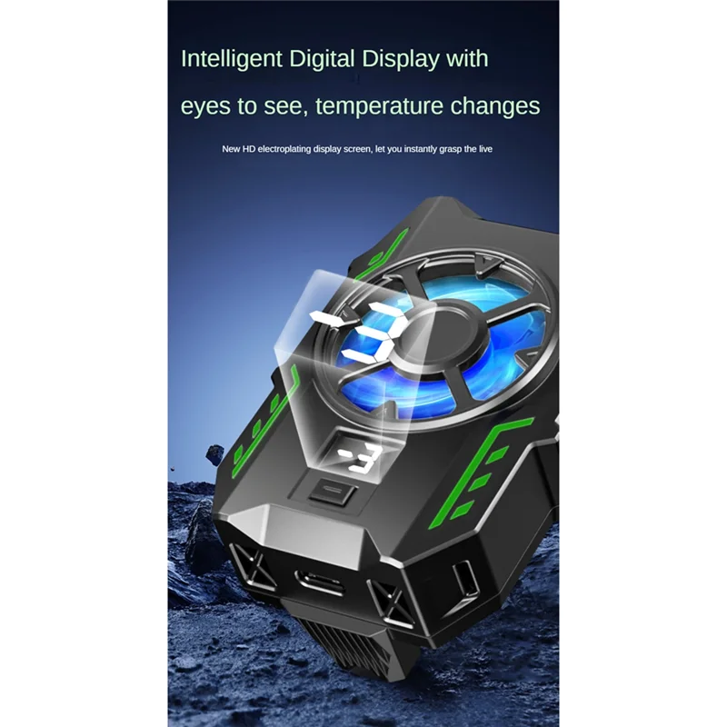 Mobile Phone Cooler Cooling Fan Radiator For Mobile Phone Cooler System Cool Heat Sink For Cellphones Tablets