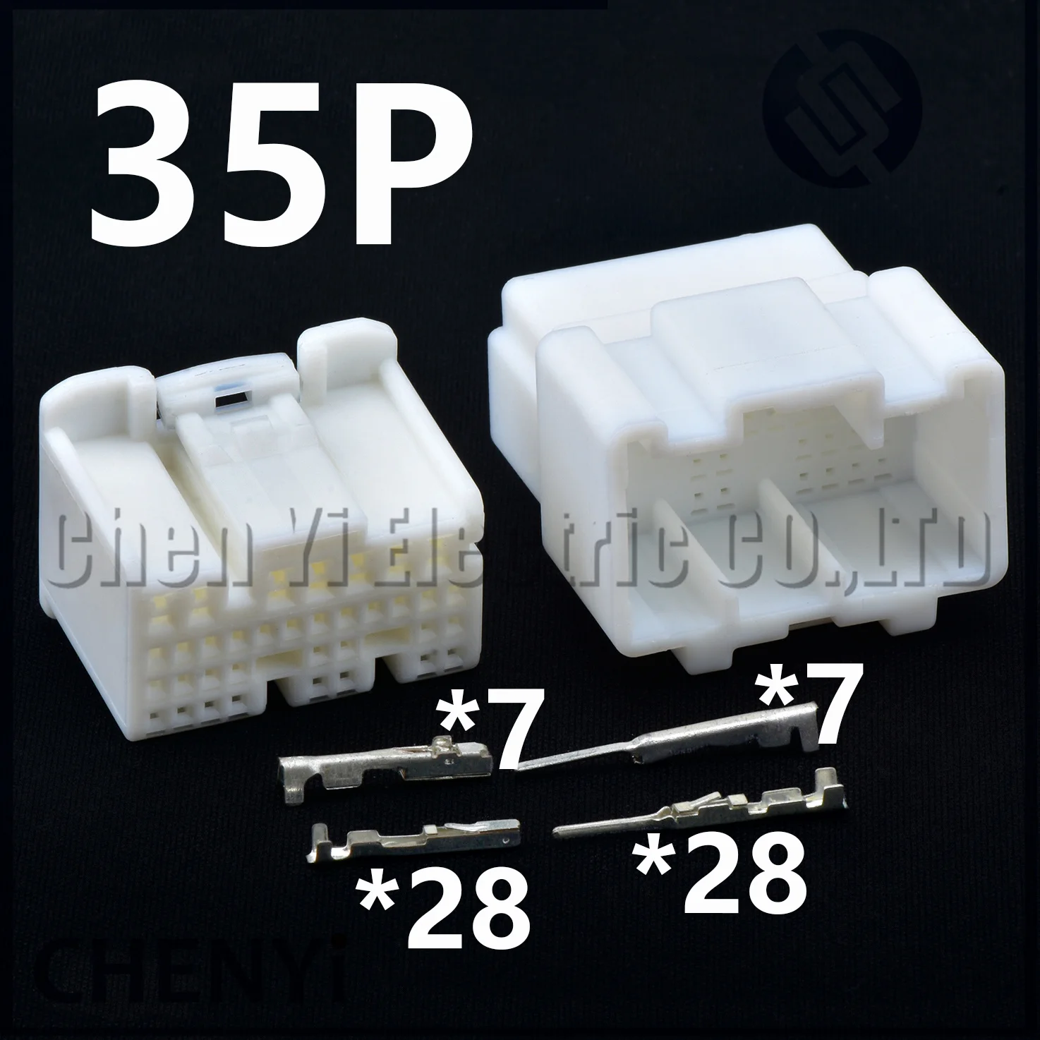 35 Pin Automotive connector Engine Control Module ECU harness plug 1123338-1 90980-12145 1674558-1 90980-12528 For Toyota Prado