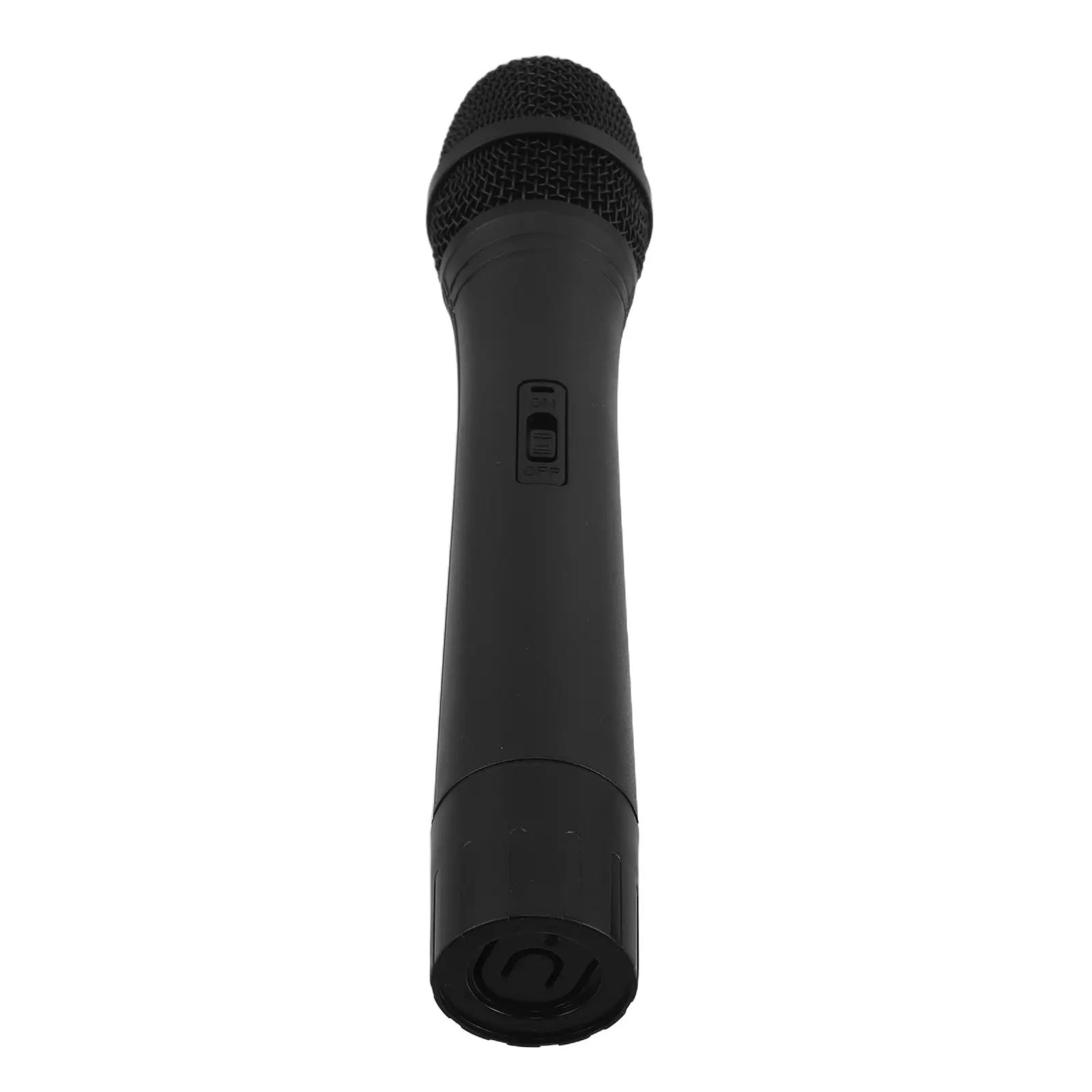 Portable Microphone Prop For Pretend Play Halloween Party Realistic Black Lightweight Stage Performance