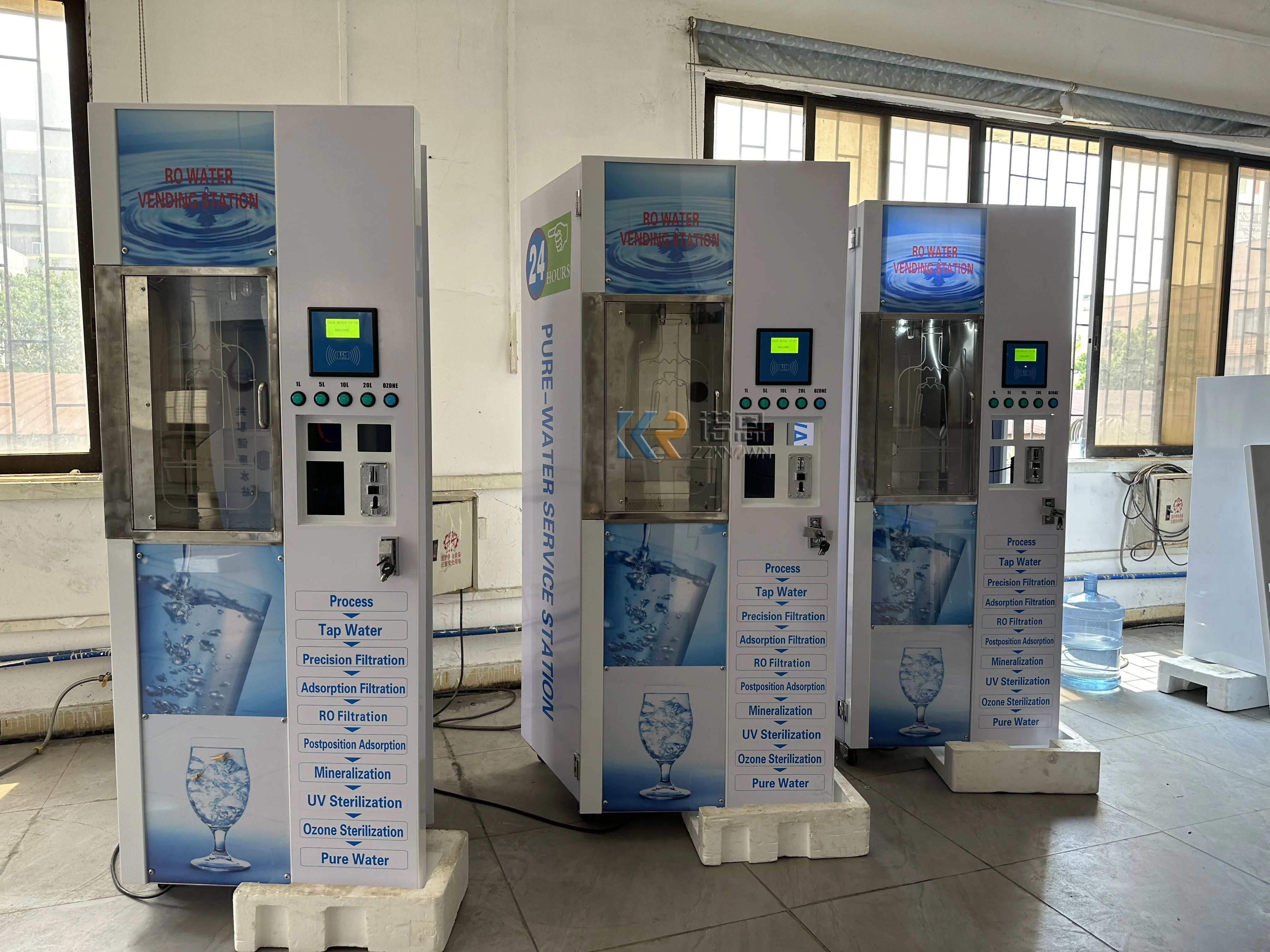 

Customized Factory Direct Durable Water Station-Reverse Osmosis Vending Water Machine for Outdoor Business Mall