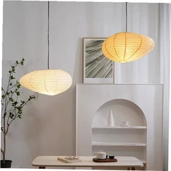 Nordic Paper Pendant Lights for Table Dining Room Coffee Kitchen Island Chandelier Home Decor Simple Hanging Lusters Luminaires