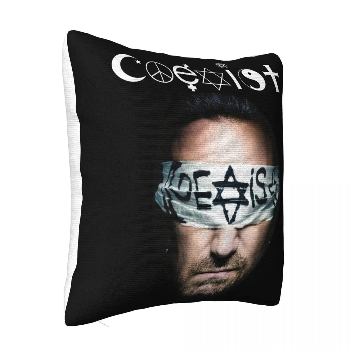 New U2 Rock Band Coexist Album Legend Logo Mens Black Size S To 3Xl Comfortable Pillow Case