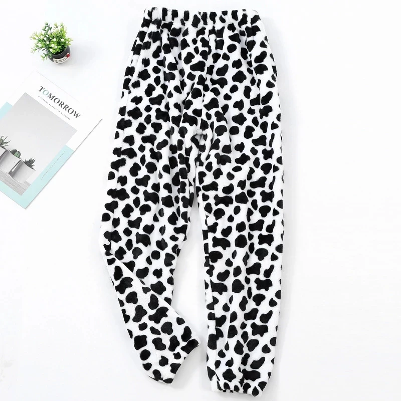 New Winter Flannel mens sleep bottoms thicken warm sweatpants mens pajamas pants comfort Slacks pijamas couple casual trousers