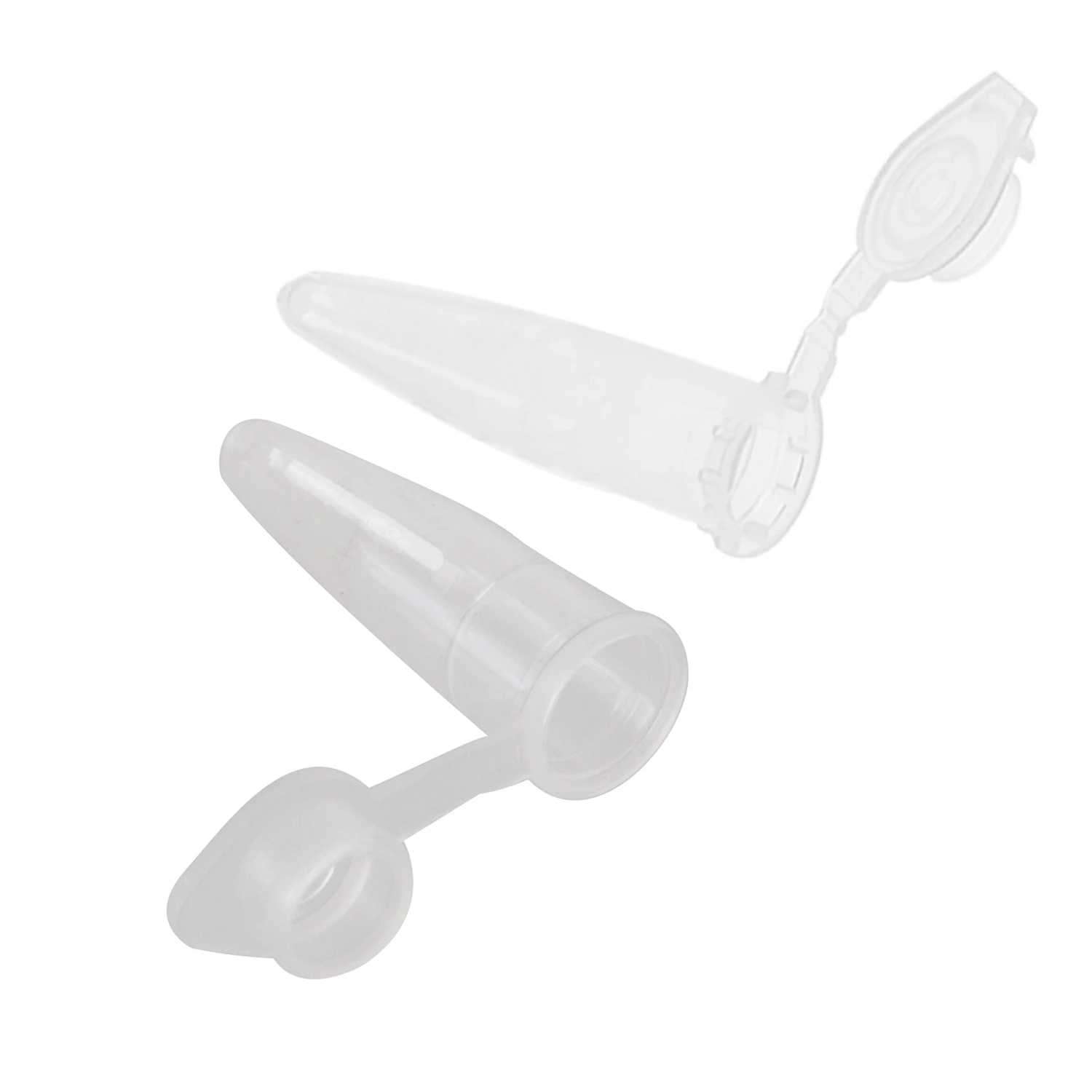 Tubes à centrifuger à fond rond de 0.2Ml, 1000 pièces, avec bouchons attachés, blanc clair et 1000 pièces de 0.5Ml-Y48A