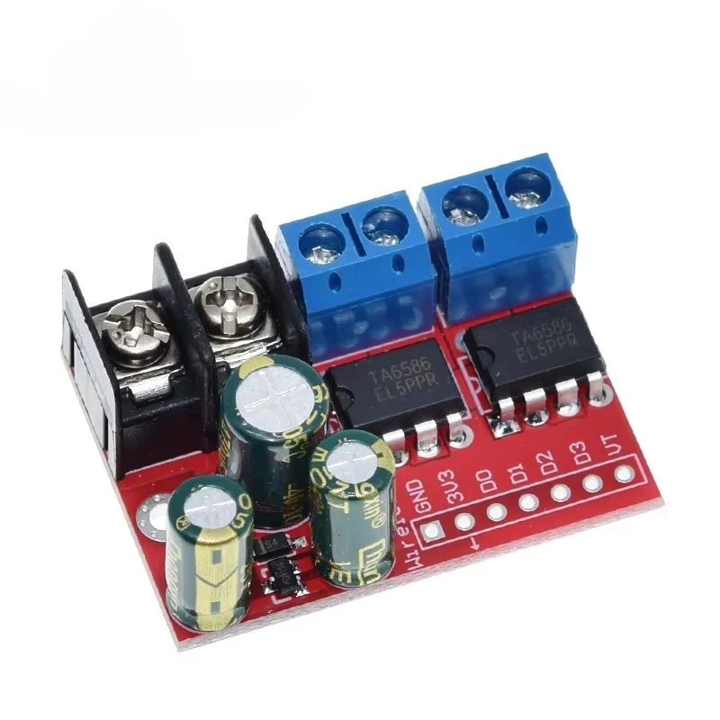 1/3PCS H Bridge Remote Control 5A 3V-14V Dual DC Motor Drive Module Voltage Reverse PWM Speed Regulation Double Super L298N 5AD