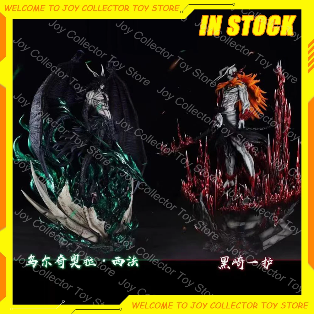 33cm BLEACH Anime Figures Kurosaki Ichigo Figure Ulquiorra Cifer Gk Figurine PVC Statue Collectible Model Desk Ornament Kids Toy