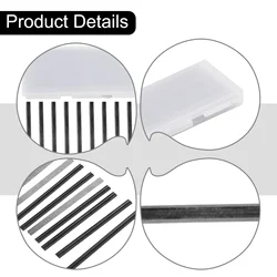 New 10pcs Planer Blades 82mm Carbide Manganese Steel Tool Hard Alloy Kits For Ply-wood Board For Cutting Woods
