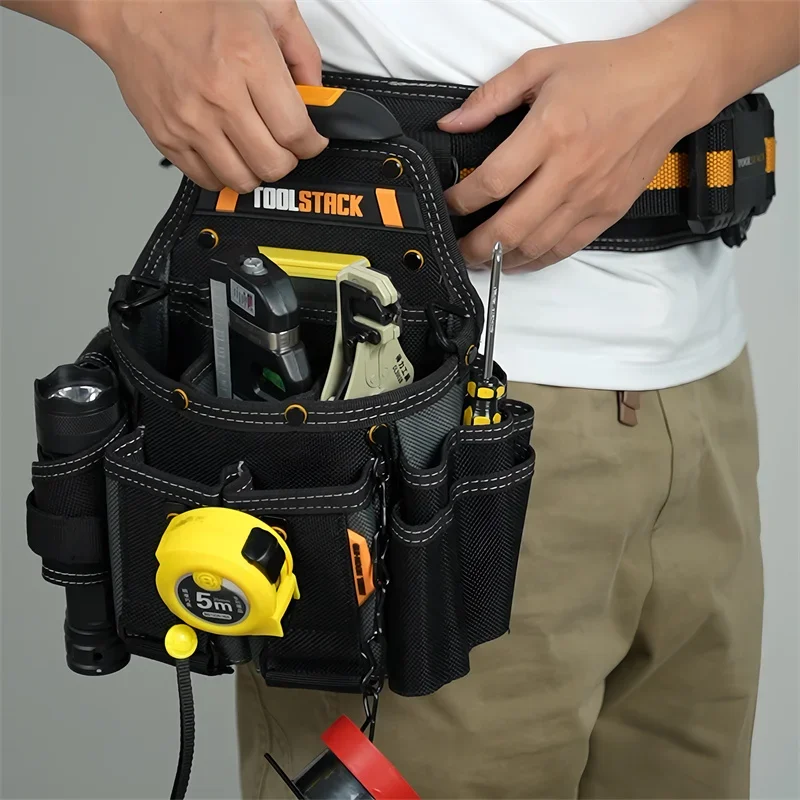 툴스택 전기공구 키트 휴대용 종합 세트 고품질 내구성 수납 도구 파우치 가방 전기공구