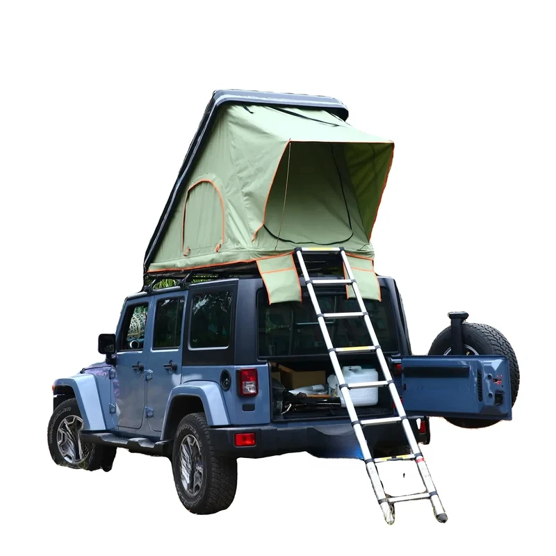 

truck bed overland Aluminum 2-3 Person Camping Car Tent With Annex SUV Rooftop