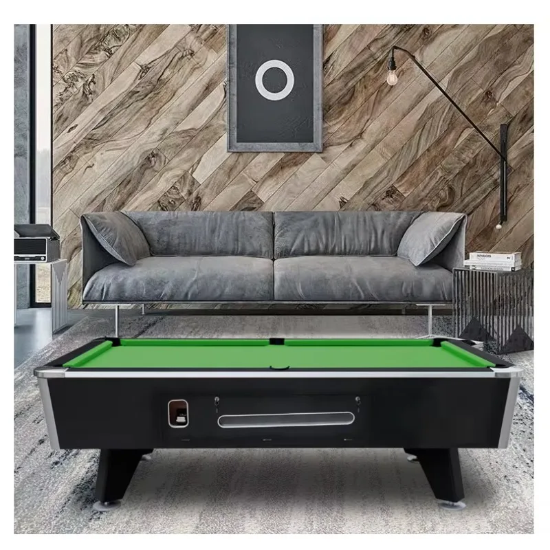 TAO Coin Game Entertainment Adult Fancy Nine Ball Commercial American Black Eight Pool Table