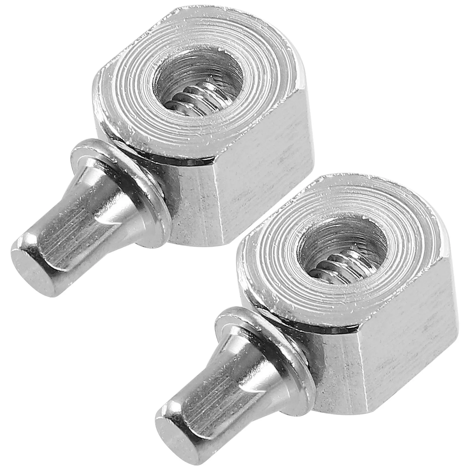 Image of 2 Stück Gegengewicht für Schlagzeug-Fußpedal, Beater-Gewichte, Bass-Ersatzteile, Silberner Hammer-Satz