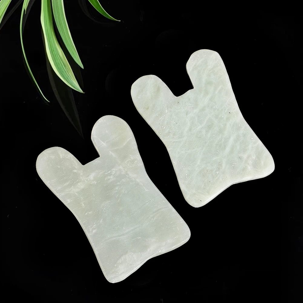 Natural Xiuyan Jade Gua Sha Scraping Massage Board Facial Tool for Body Care Lymphatic Drainage Skin Therapy Beauty Relaxation