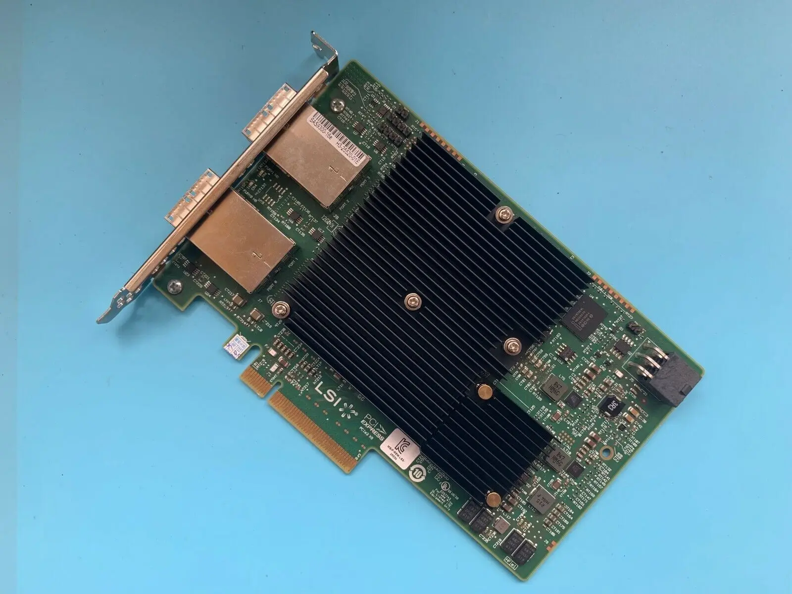 LSI 9300-16E Quad Port zewnętrzny 3008 PCIe SAS3 12GBs JBOD IT tryb kontroler