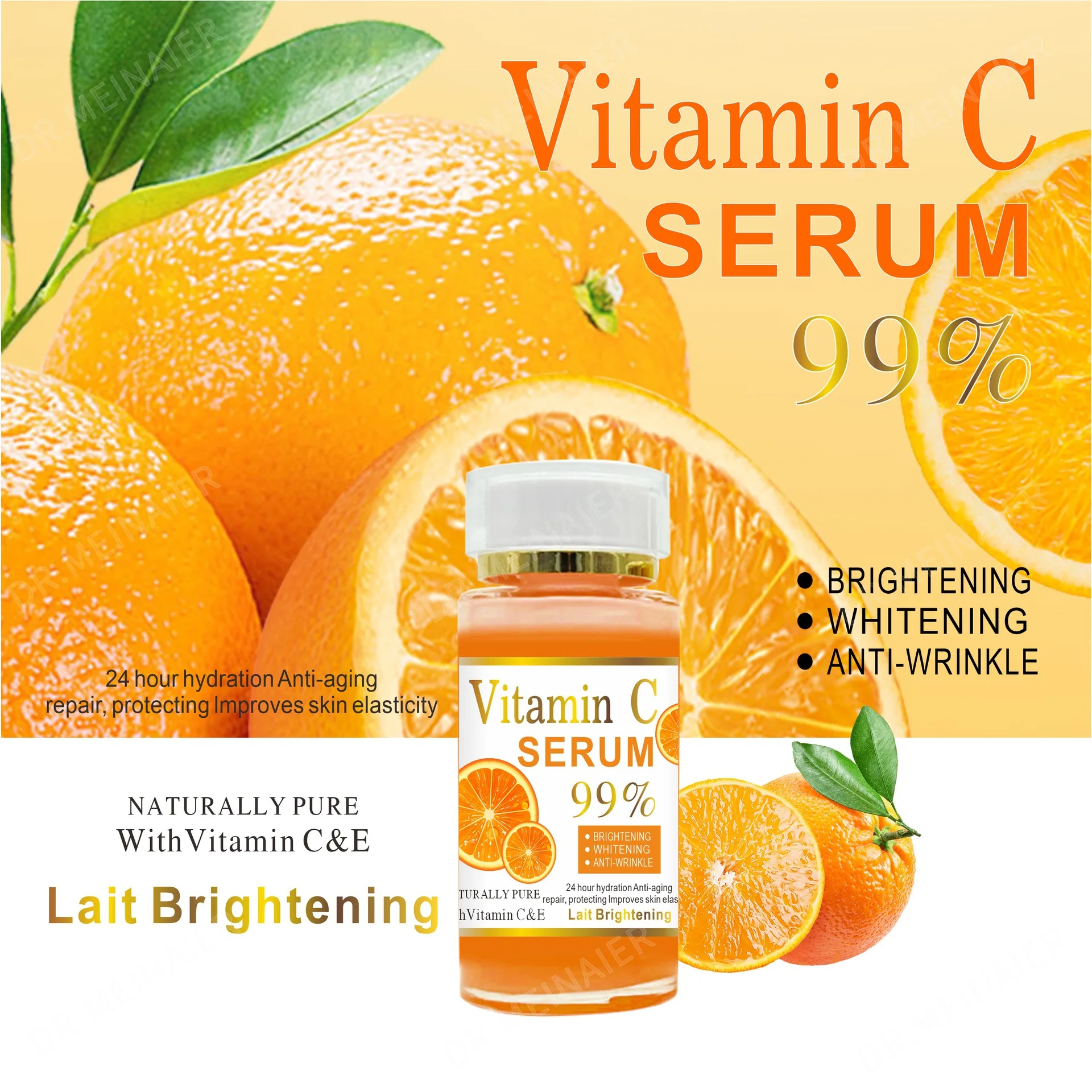 Super 120ml Vitamin C Serum Anti-aging Whitening Serum Oil Facial Serum Timeless Face Serum Anti-wrinkle For Face Dark Spots