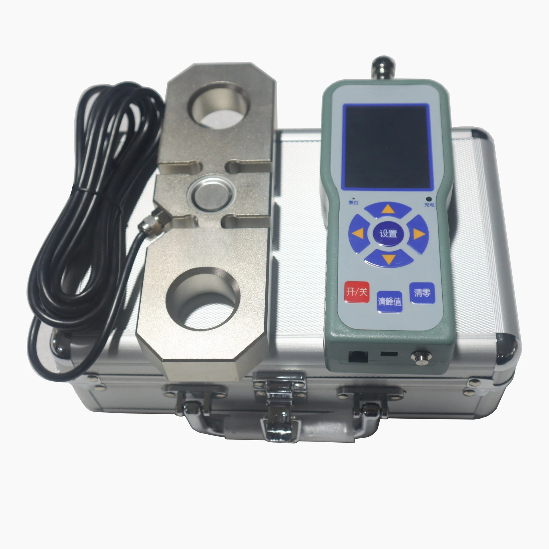 

Lifting floor boring machine plate ring digital tension meter 50t wireless transmission digital dynamometer 500kN