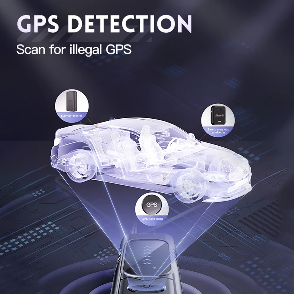 T17 Rilevatore di segnale portatile telecamera anti-peeping finder scanner a infrarossi anti-spia sorgente di segnale allarme sonoro e luminoso anti-smarrimento