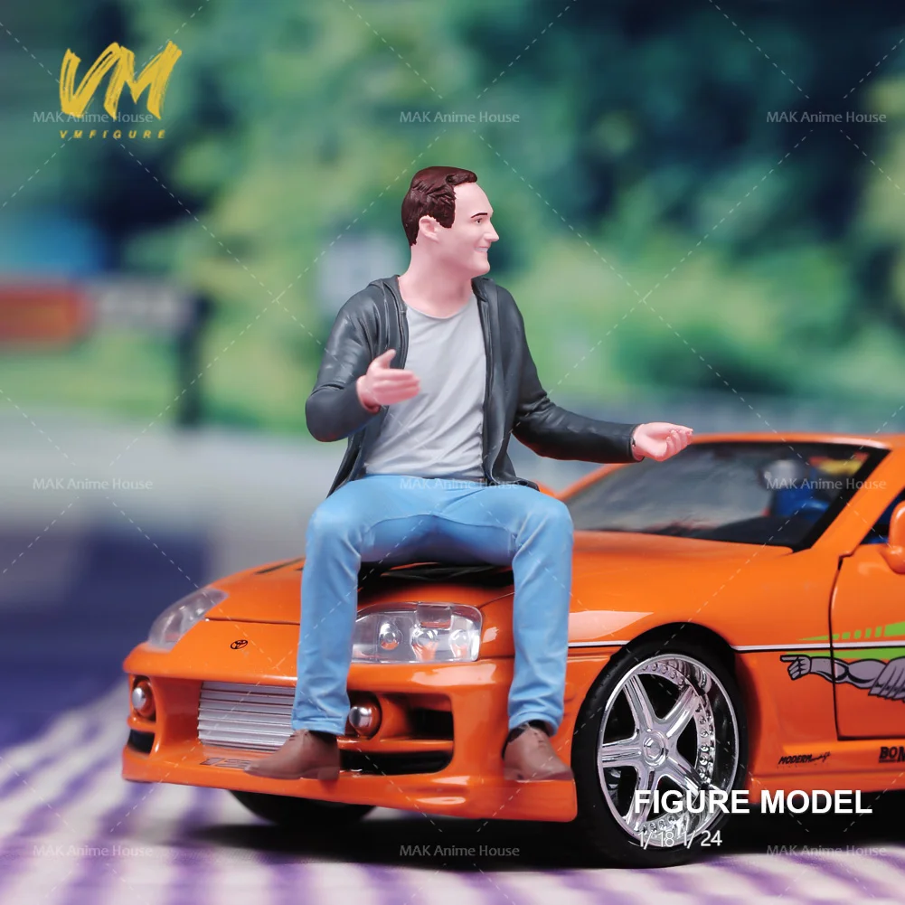 Miniaturowe Figurki 1/87 1/64 1/43 1/24 1/18 Wykwintna Malowana Postawa Siedząca Twarz Człowiek Szczęśliwy Model Kreatywna Scena Zabawka