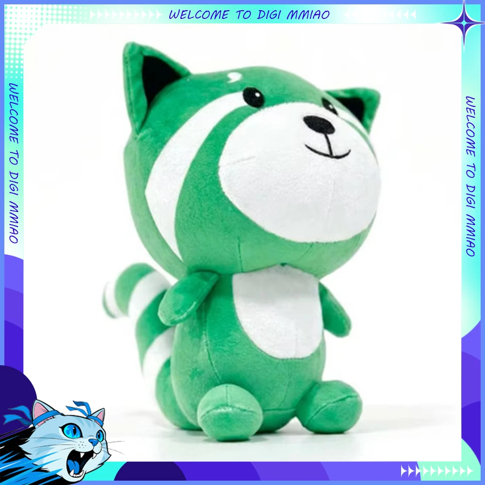 20cm The Weeknd Kiss Land Oxcy Figure Green Raccoon Figurine Cute Desktop Ornament Collectible Christma Gift For Fans Home Decor