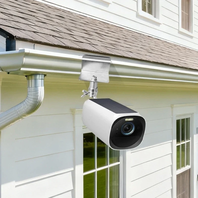 

Corrosion Resistant Stainless Surveillances Mounting Bracket For CCTV Cameras Industrial Use Includes Complete Fasteners F19E