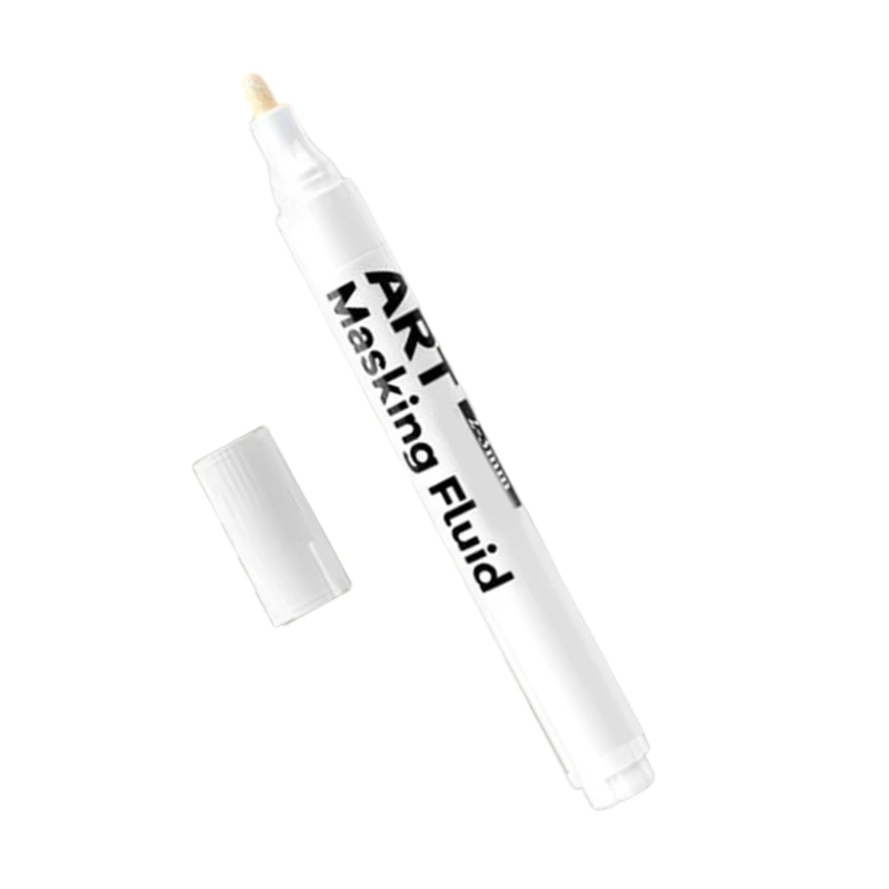 Caneta acrílica branca, marcador fluido branco para pintura pedra rocha, vidro cerâmico, destaque