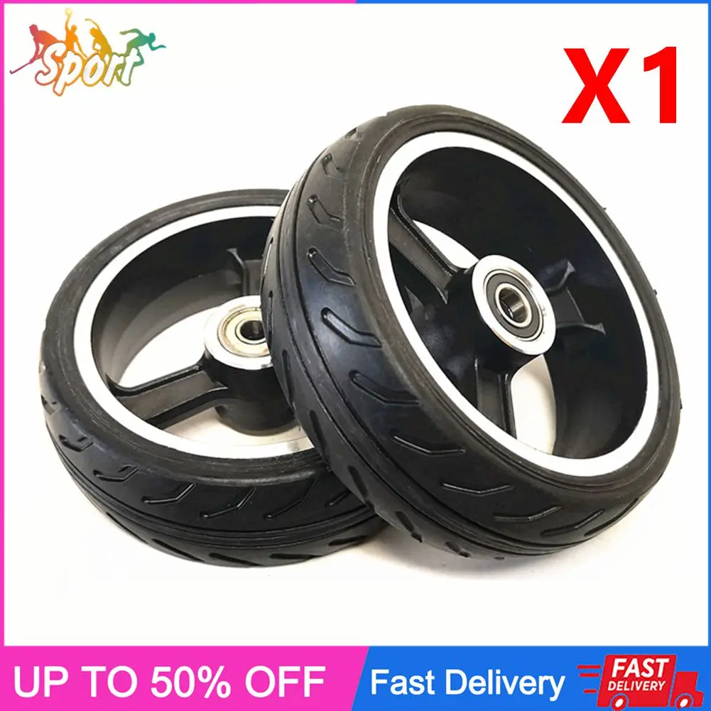 

5 Inch 5x1.6 Solid Wheel 5.5x2 Solid Full Wheel For Electric Scooter 5x2 Solid Full Wheel Solid Tire Wheel Assemblies