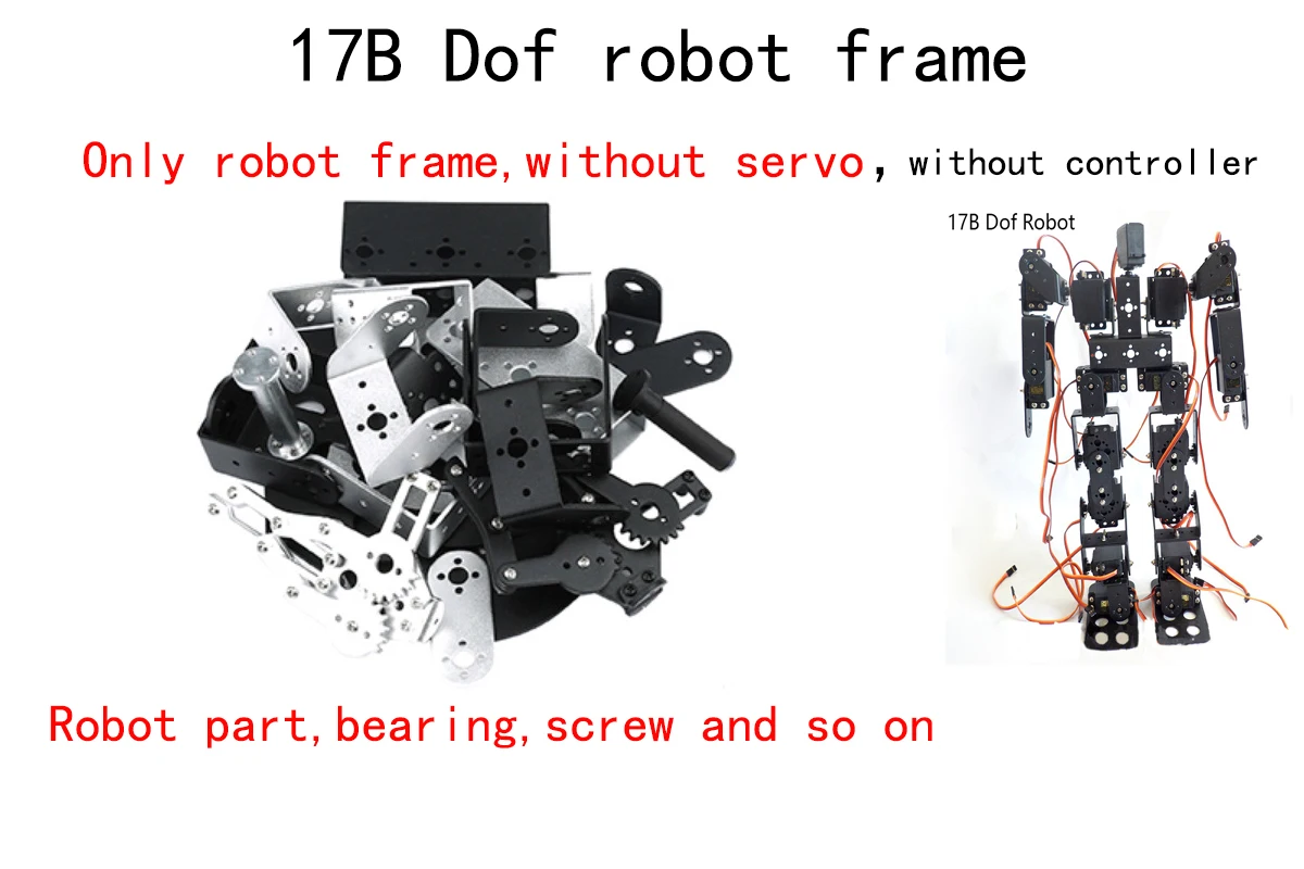 17 Dof Robot Dance Robot Biped Walking Robot for Teaching DIY Kit Servo MG996/DS3218 Educational Kit Humanoid Programmable Robot - Image 5