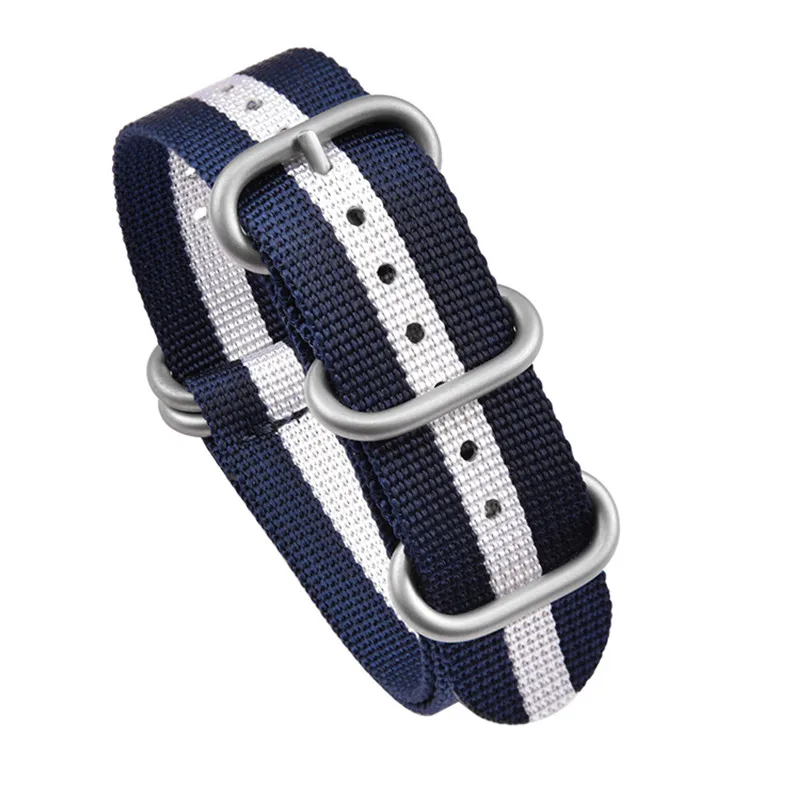 20mm 22mm Nylon Strap for Seiko DW MoonSwatch Men Sport Waterproof Watchband Replacement Accessories