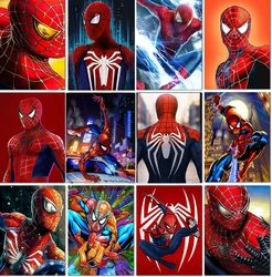 5d spiderman diamante pintura para crianças, mosaico bordado, desenhos animados da disney, handmade, bricolage, decoração do quarto, presentes para crianças, 2023