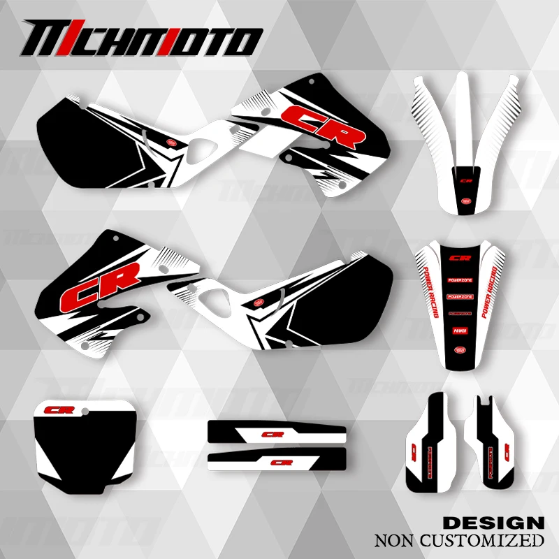 

MCHMFG новый стиль графические наклейки комплект наклеек для HONDA CR250 1997 1998 1999 CR125 1998 1999