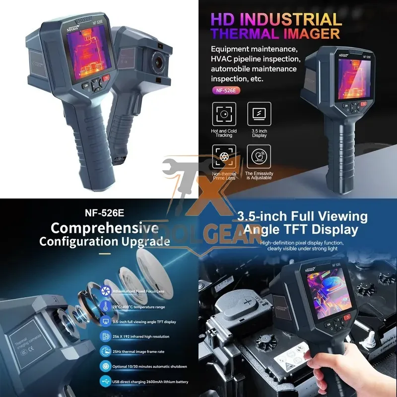 2026hotsale* NOYAFA NF-526E 3.5 Inch Display Thermal Imaging 256*192 High Resolution PC Analysis software