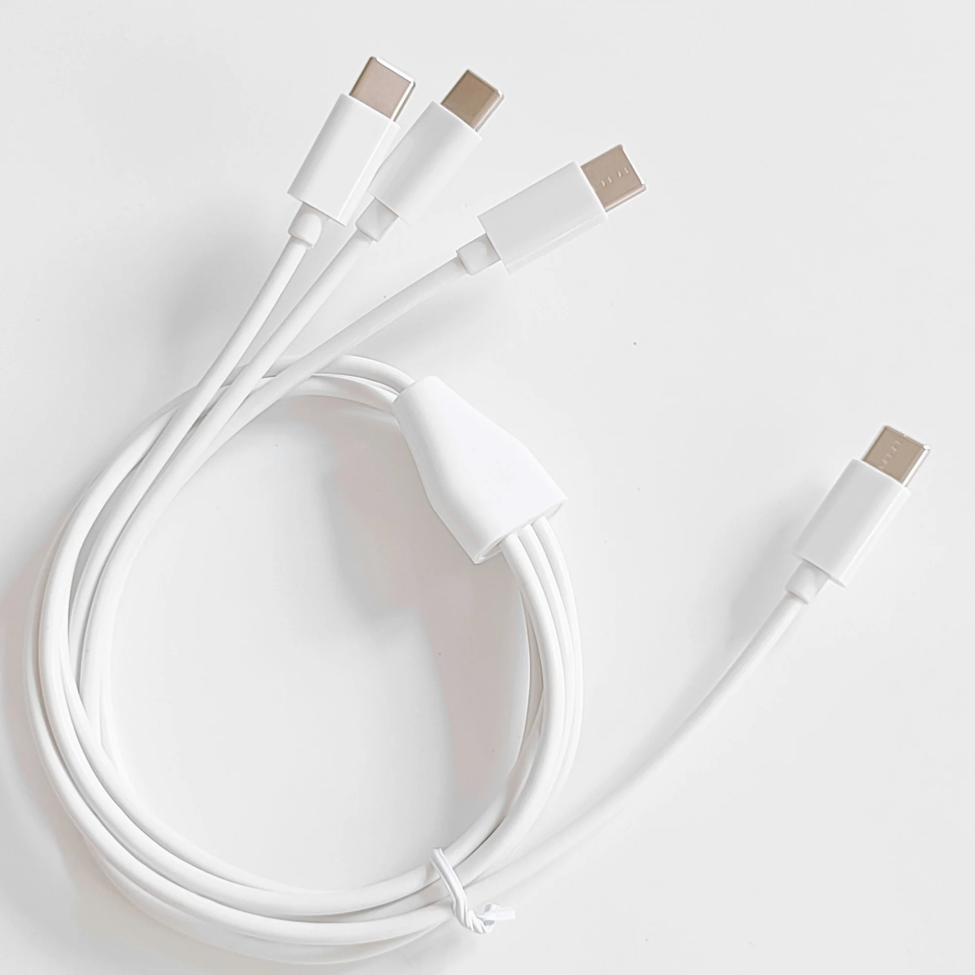 1 متر نوع c إلى 3 USB-C كبل شحن الطاقة 3 الهواتف مع منافذ نوع c في وقت واحد 3 في 1