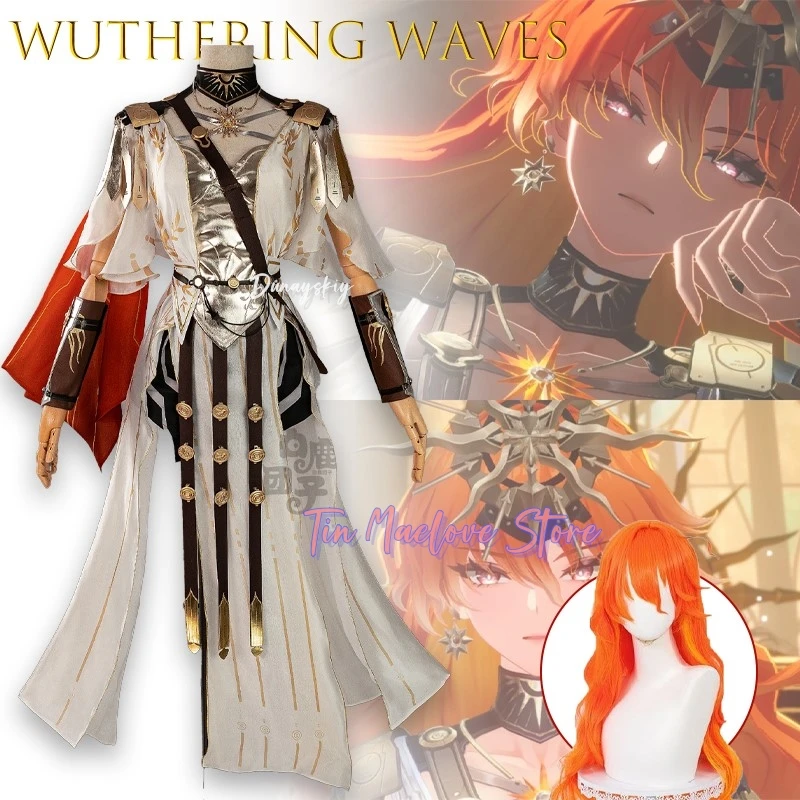 

Wuthering Waves Augusta Cosplay コスプレ Full Set Anime Character Outfit Sexy Christmas Role Play Cosplay Oufit Halloween Party