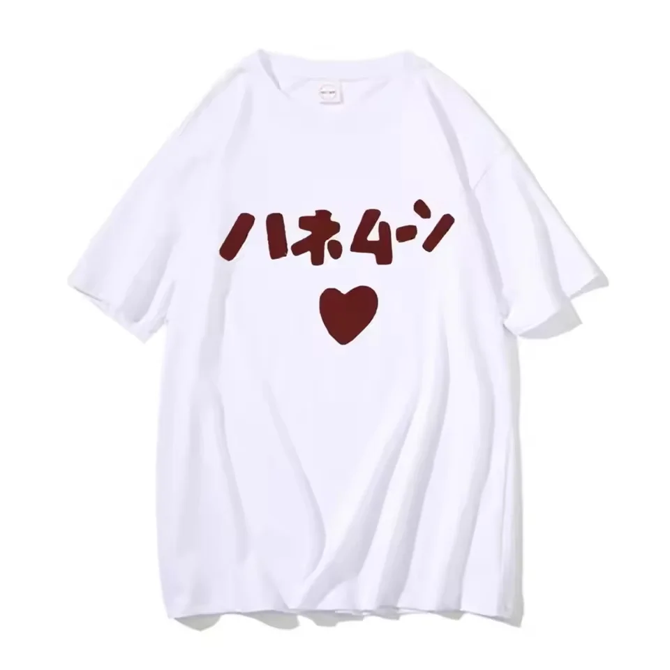 Japanese Manga T Shirt Summer Women Tshirt Funny Cute Anime Same Style Print T-shirts Harajuku Short Sleeve Casual