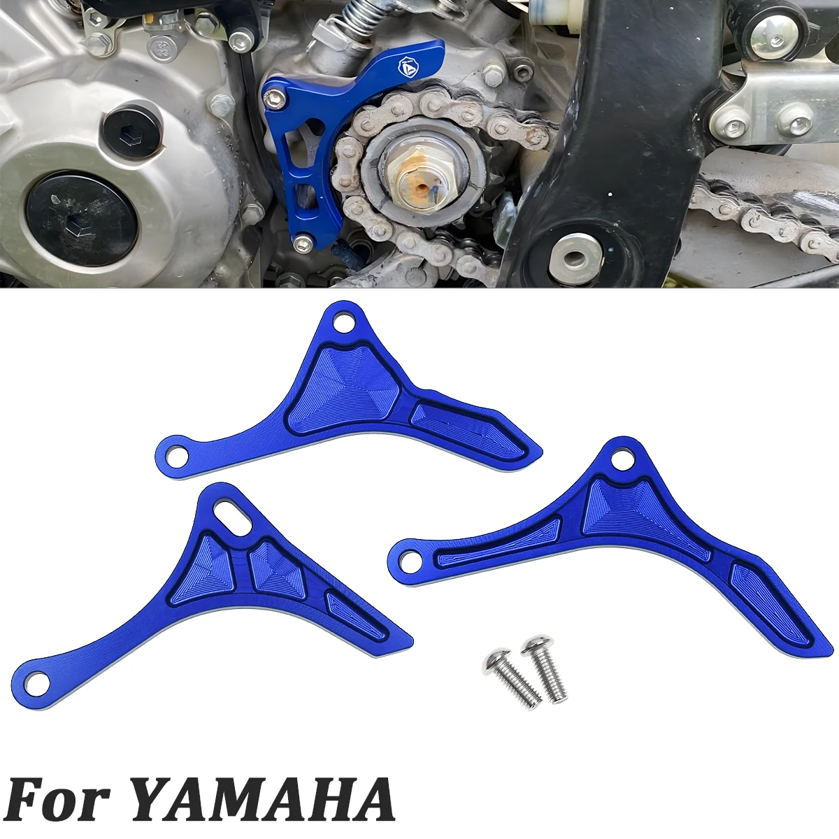 

For YAMAHA YZ250F WR250F WR450F YZ250FX YZ450FX WR YZ 250F 450F 2001-2019 2020 Motorcycle CNC Sprocket Cover Guard Case Saver