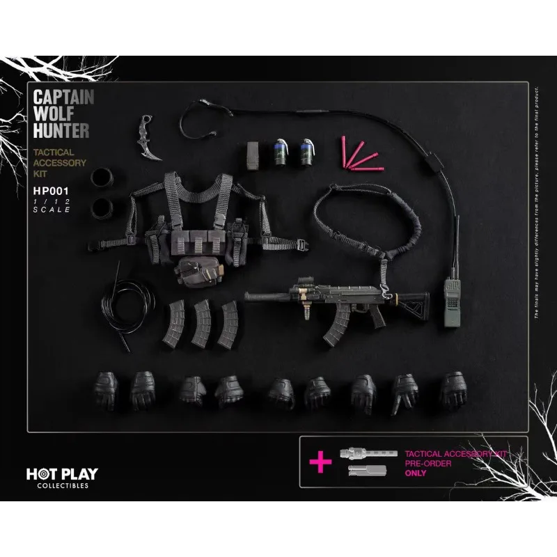 In Stock Action Figure 1/12 Captain Wolf Hunter Chris Anime Figurine Statue Collectible Joint Movable Model Gifts Toys