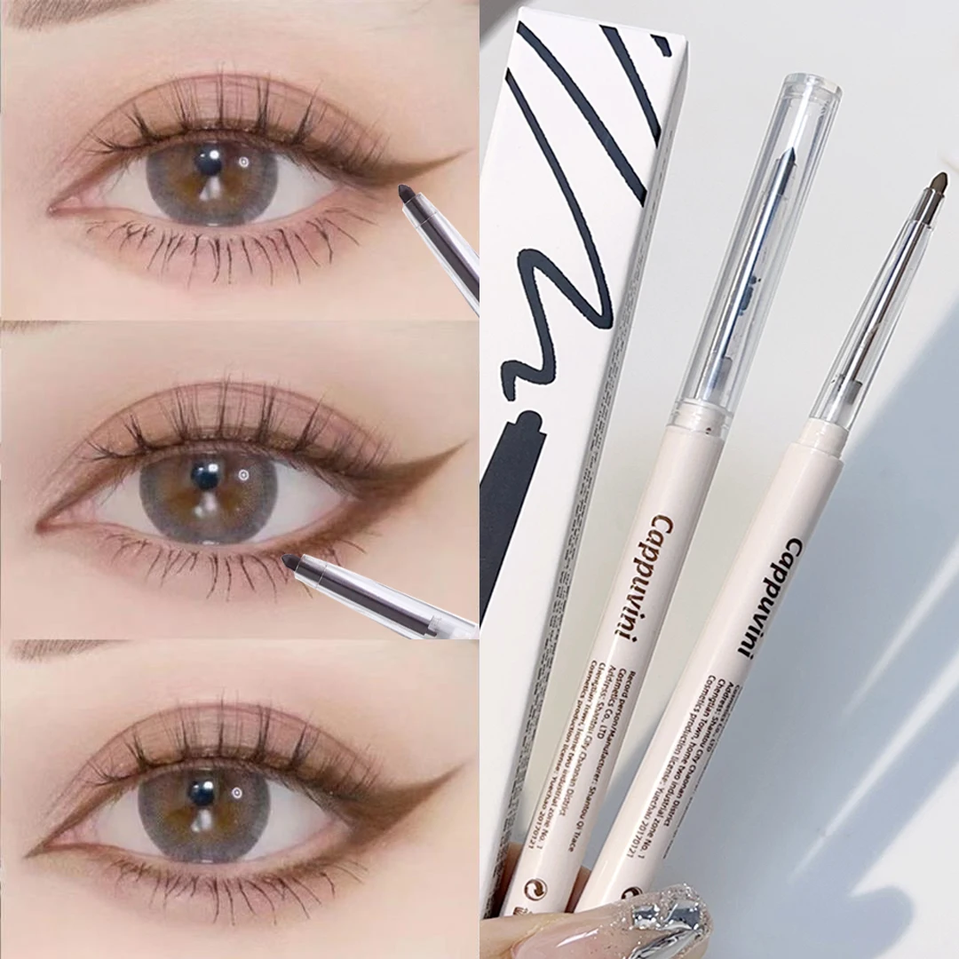 Waterproof Matte Eyeliner Gel Pen Lasting Quick-drying Smooth Brown Smoky Cat Eyes Eyeliner Lying Silkworm Pencil Korean Makeup