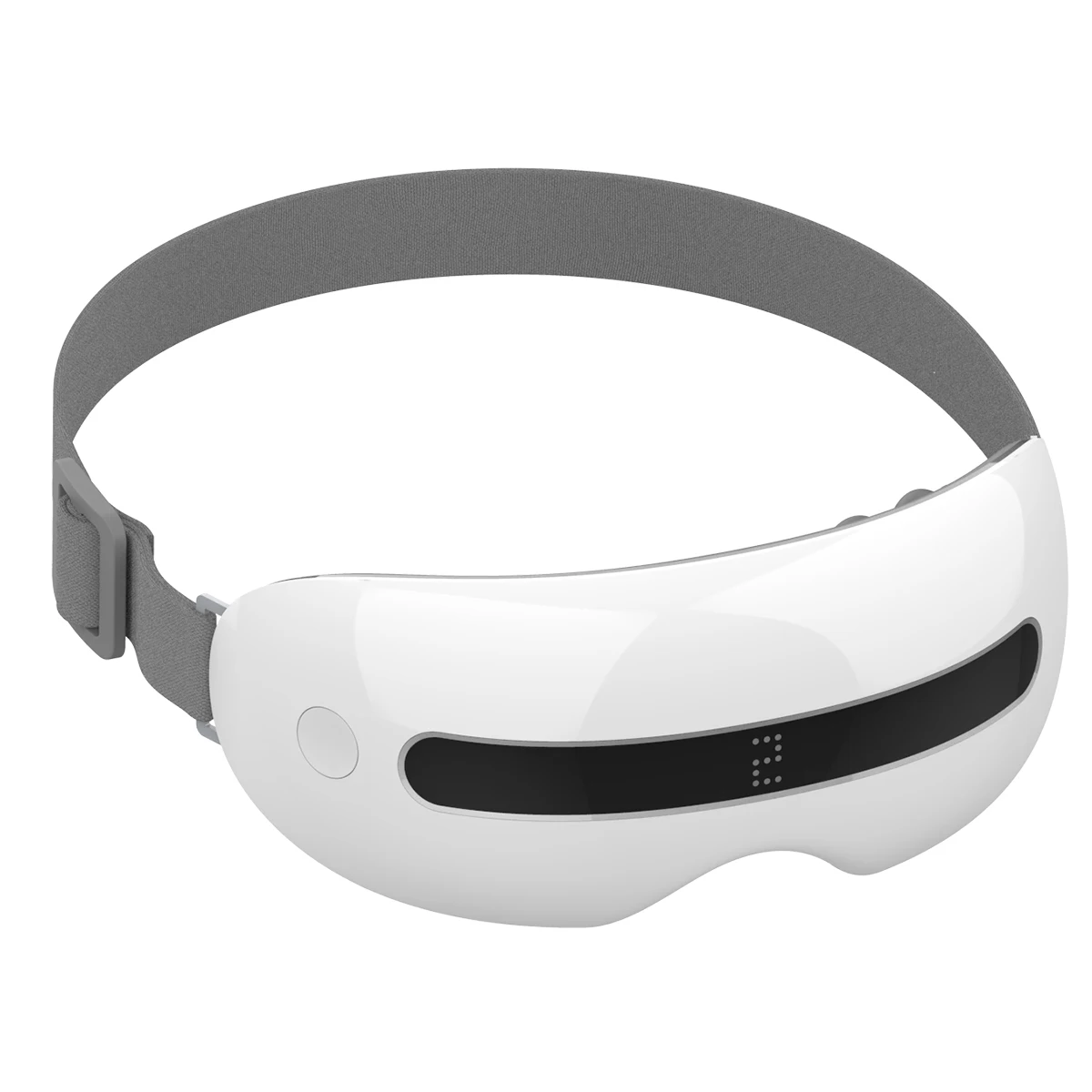 Rechargeable Eye Massager, ABS Silicone Heated Eye Massager with Music, Electric Care Device for Strain Relief and Sleep