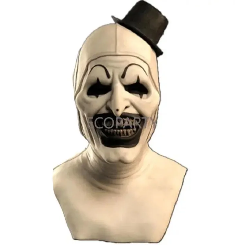 قناع المرعب الدموي التأثيري رعب مخيف شيطان الشر الجوكر قبعة اللاتكس خوذة زي الحفلات الدعائم ماسكارا الهالوين om[8