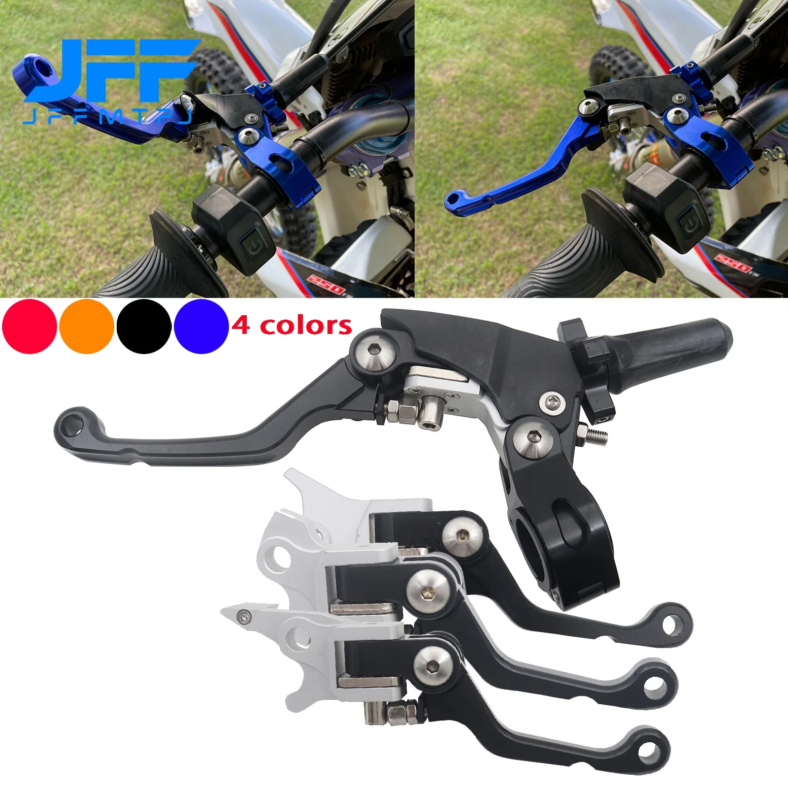 CNC Modified 360 Degree Folding Anti-Drop Labor-Saving Clutch Brake Handle For KAYO BOSUER M2 M4 M5 M6 T4 T6 K6 KTM CRF YZF KLX
