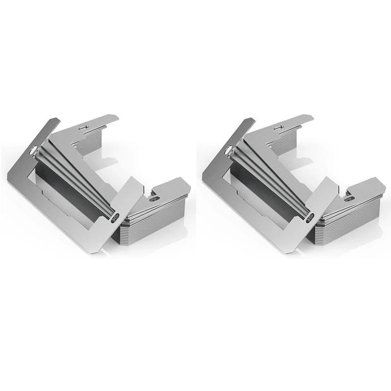 

30PCS Receptacle Spacers Shims Leveler Wall Plate Spacer Metal Leveling Plates For Fixing Walls Electrical Outlet