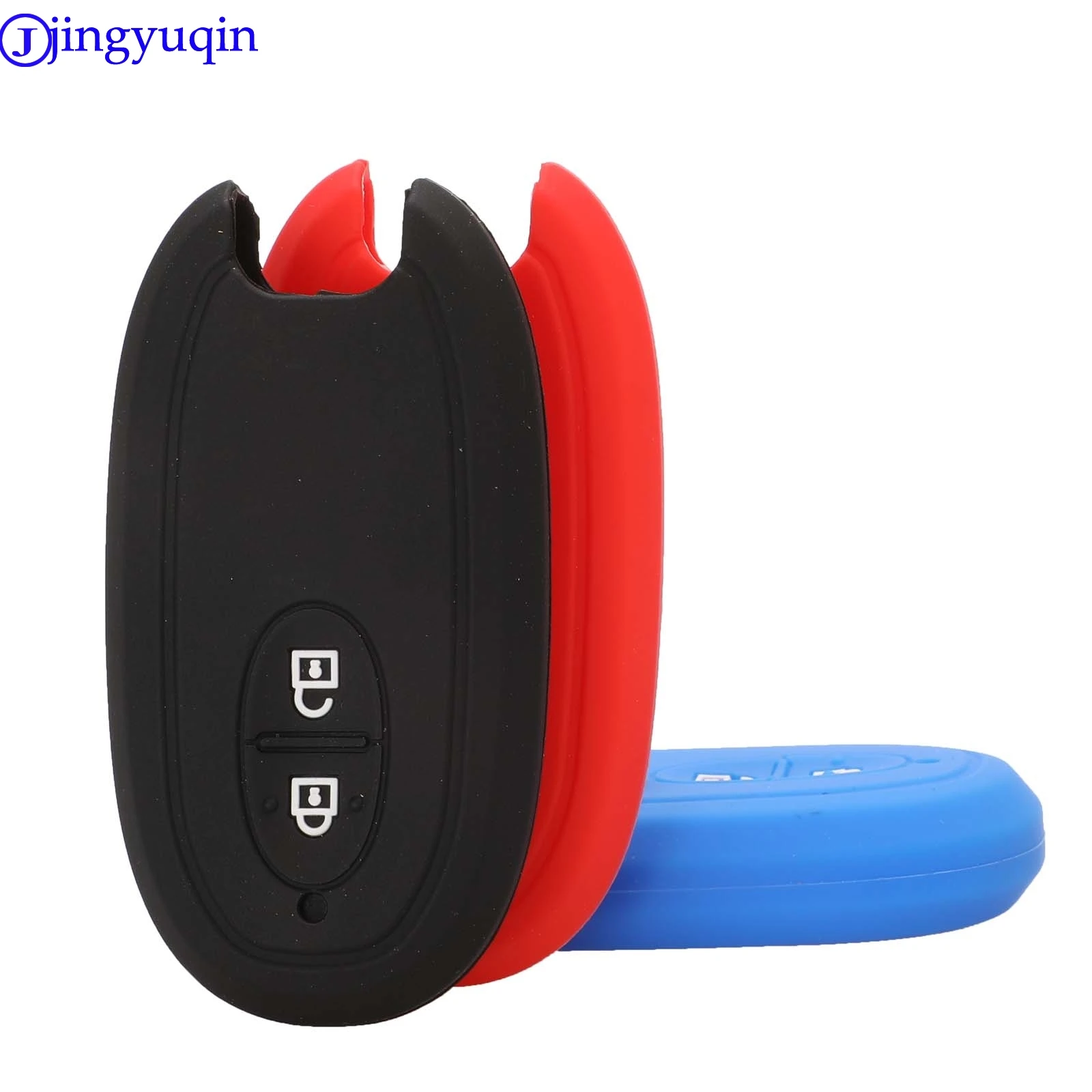 jingyuqin Car Key Case Silicone For suzuki alto hasla 1 - lapin wagon r Remote Key Silica Gel Car Interior Accessories 2 3 4B