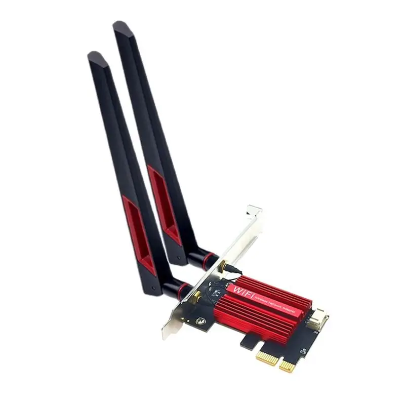 

For BE200 PCIE Wifi Adapter Wifi 7 8774Mbps Bluetooth 5.4 Gaming PC 2.4G/5G/6Ghz Wireless Network Card