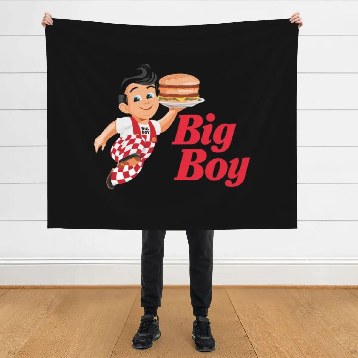

Bobs Big Boy Classic Throw Blanket Warm Moving Flannel Blankets