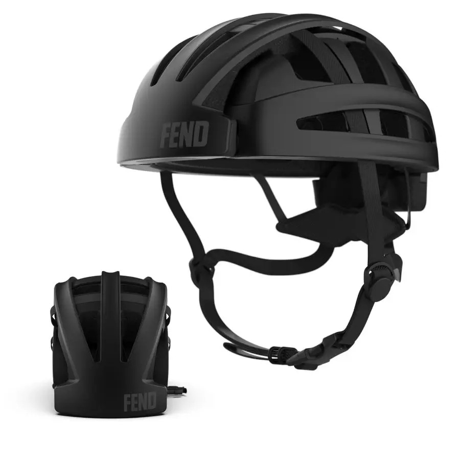 

One Foldable Bike Helmet Patented SmartFold 50 Compact Design, AwardWinning Safety CPSC EN1078 Certified, for Adults, Commuters,