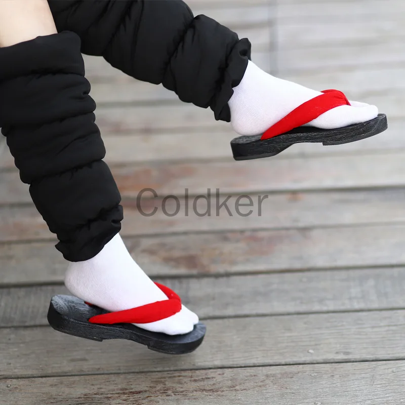 Anime giapponesi donne Cosplay Geta pantofole Kikyo Cos scarpe pantofole da interno zoccoli di legno estate infradito per le donne diapositive