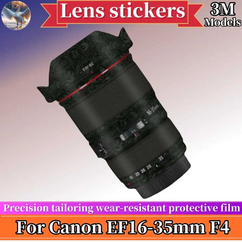 EF1635F4 skins For Canon EF16-35mm F4 Lens stickers,protective film,Precision tailoring wear-resistan