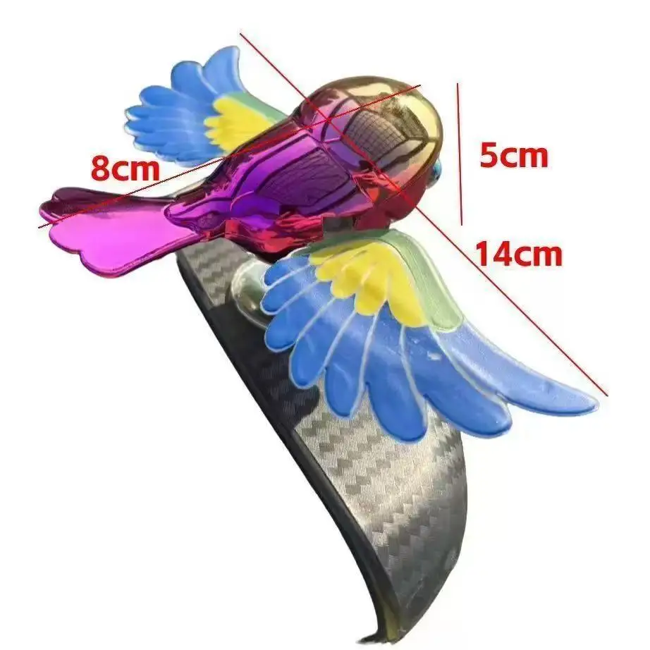 محاكاة الطائر الطائر الطائر زينة السيارات سماعة الملحقات الإبداعية شخصية مركبة كهربية زينة الأطفال T