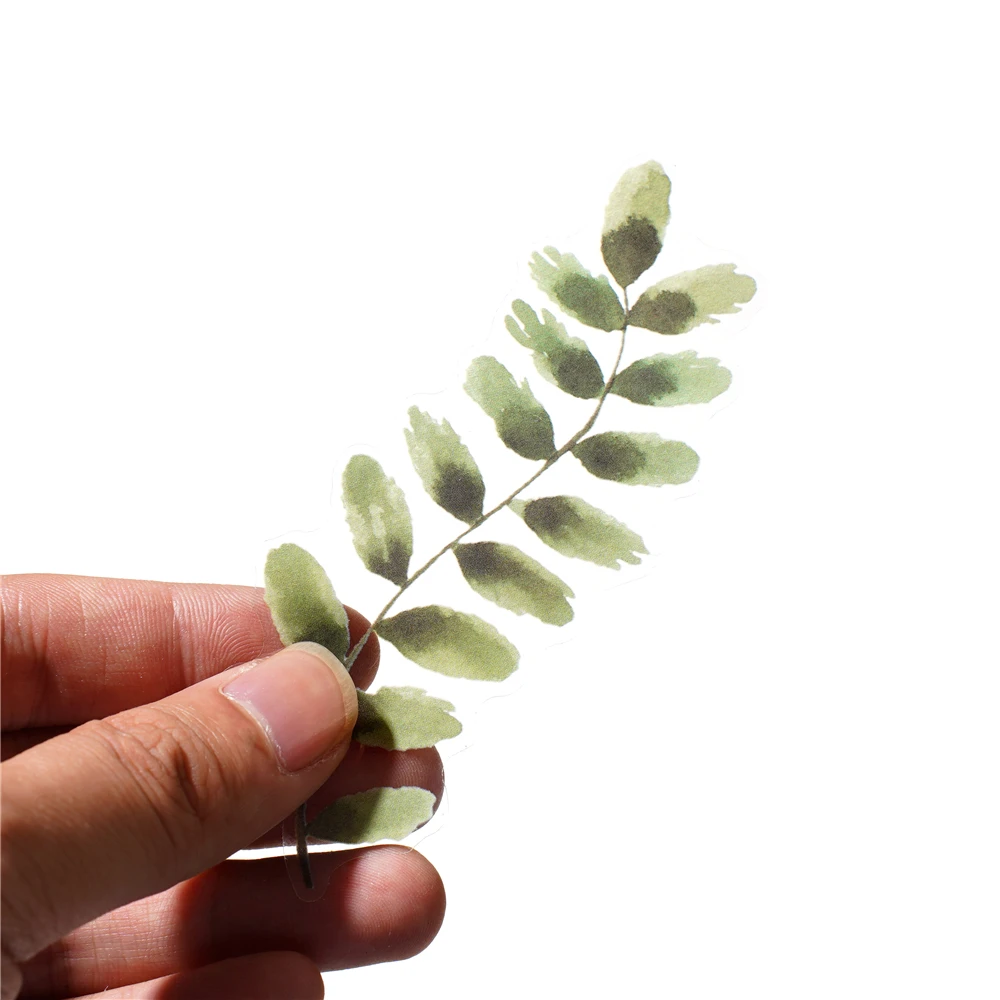 40pcs 12 Styles Plants Stickers PET Pressed Flower Epoxy Resin Fillings For Nail Art For DIY Jewelry Making Home Decor Craft